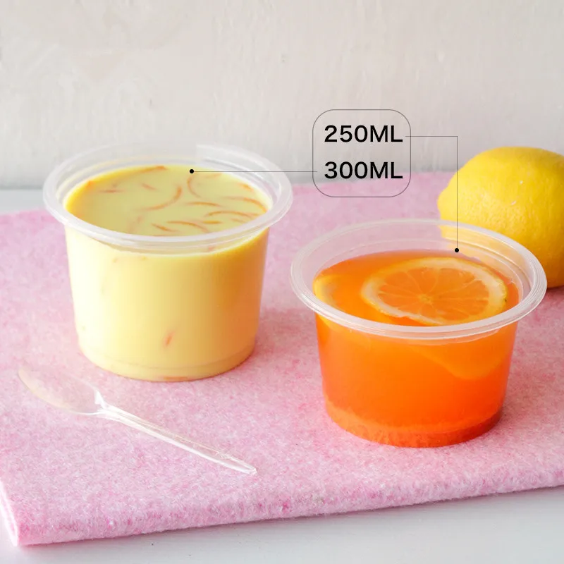 Прозрачная одноразовая маленькая пластиковая коробка высокого качества 50 шт. 250