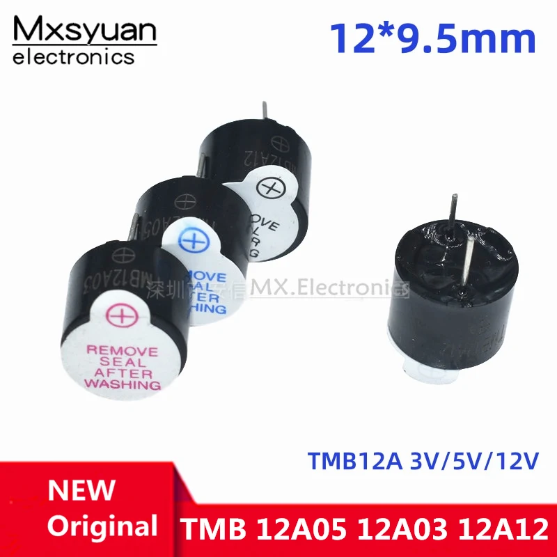 20 шт./лот активный зуммер 3 В/5 В/12 В tmb12a03 tmb12a05 tmb12a12 12*9 5 мм | Бытовая техника
