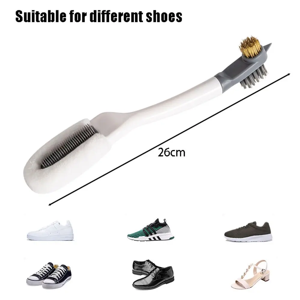 Convenient Soft Professional Multi-functional Cleaning Sneakers Shoes Cleaner Washing Shoe Tool All-In-One Shoe Brush shoe cleaner shoe brush shoe cleaning kit