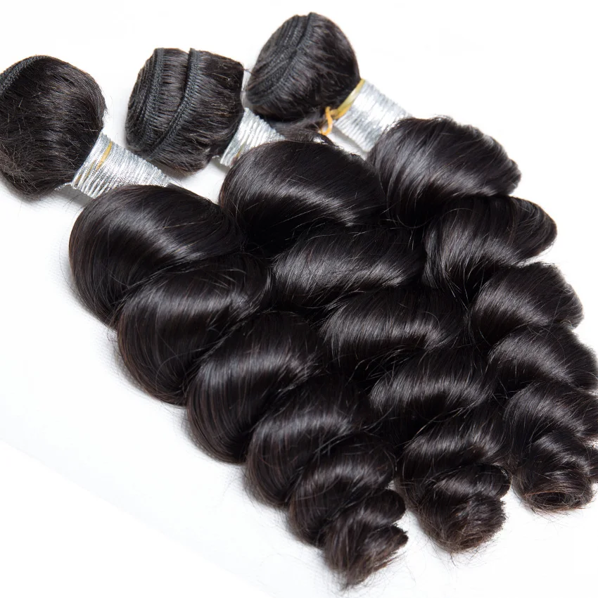 Loose Wave Human Hair Bundles Raw Hair Bundles Brazilian Human Hair Extension Loose Deep Wave 3 or 4 Bundles Deal