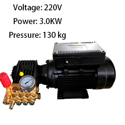 220V 3KW Высокое давление дозатор с насосом для очищения головы+ мотор 220 V/380 V 2,2/3/4/5,5/7,5/10KW очистки машины коммерческих/Главная/Инженерная - Напряжение: 220V 3KW