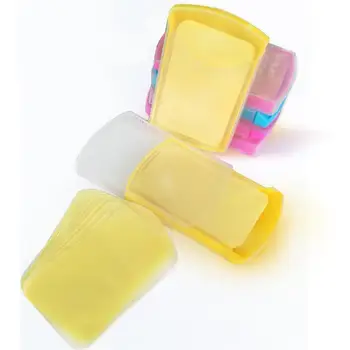 

New 50pcs Mini Soap Paper Washing Hand Skin Care Soap Slice Foaming Travel Soap Disposable Soaps Box Sheets X8W6