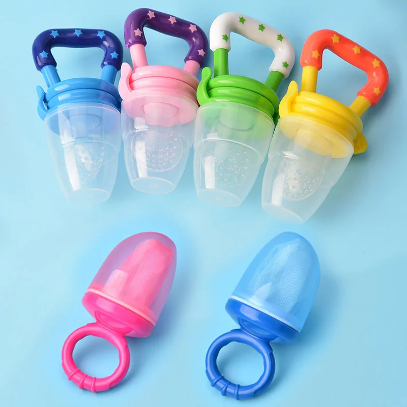 Chupete de silicona para bebé, chupete para pezón infantil, alimentador para frutas, alimentación de bebé