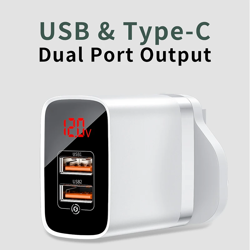 Baseus 18 Вт USB зарядное устройство для iPhone11 Pro Max Quick Charge 3,0 быстрое зарядное устройство для телефонов Великобритания настенное зарядное устройство AFC для Samsung Путешествия Великобритания вилка