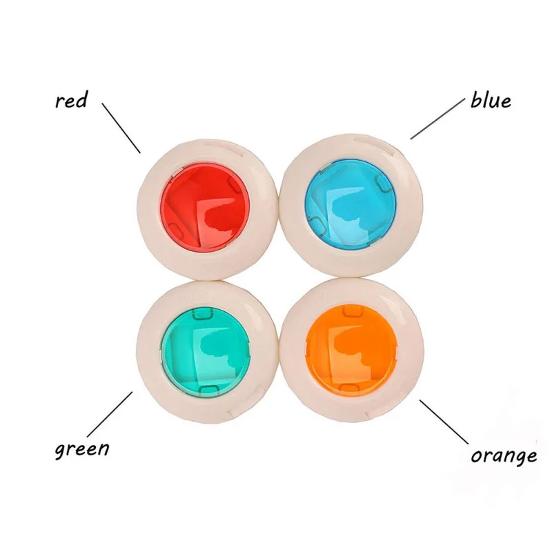 4 шт. Набор цветных фильтров для объектива камеры специальный эффект фильтр для Fujifilm Instax мгновенная пленка камеры Красочные для Instax Mini