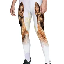 Ванкувер город здание собака немецкая овчарка брюки мужские леггинсы скрытый карман модные вечерние стрейч подходят износостойкость компрессы