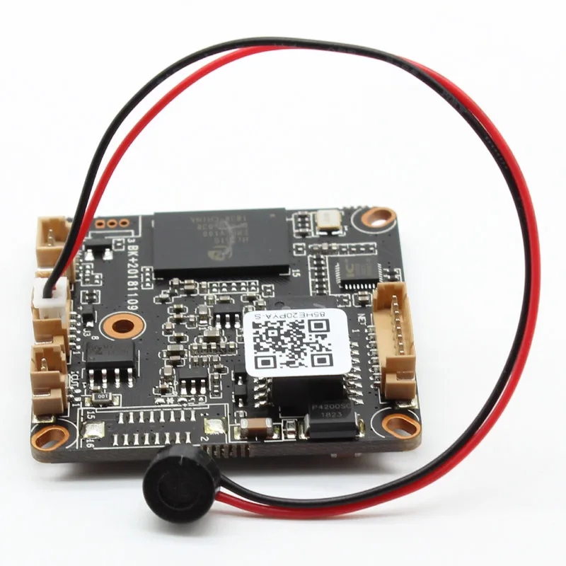 10 Lotti di Microfoni IP CCTV con Cavo Adattatore Audio per Moduli Telecamere di Sicurezza IP - immagine 6