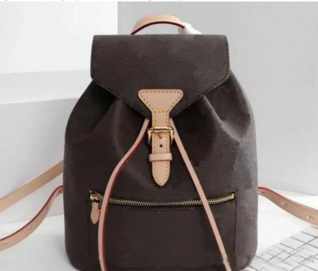 

famous brand leather backpack female sac a dos femme designer string monogram mochila feminina mochilas mujer shoulder pack
