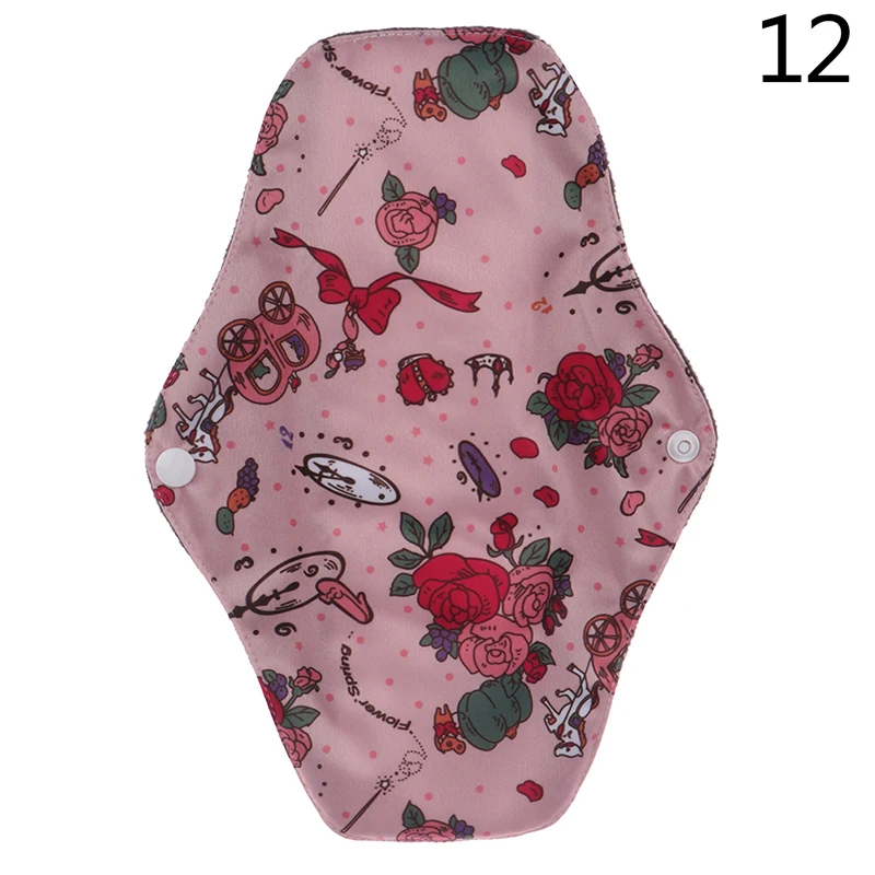 7Styles Washable Panty Liner Bamboo Cloth Women Reusable Feminine Hygiene Mama Menstrual Sanitary Nappy Towel Pad - Цвет: 838-N12