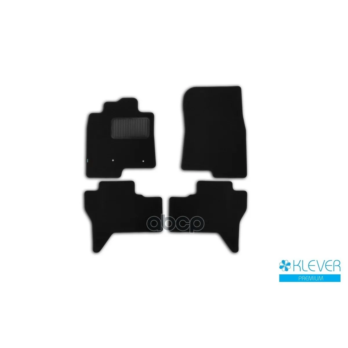 Floor Mats Klever Premium Mitsubishi Pajero IV 2006, Implement. 4 PCs.(Textiles) Klever. KLEVER03351622110kh
