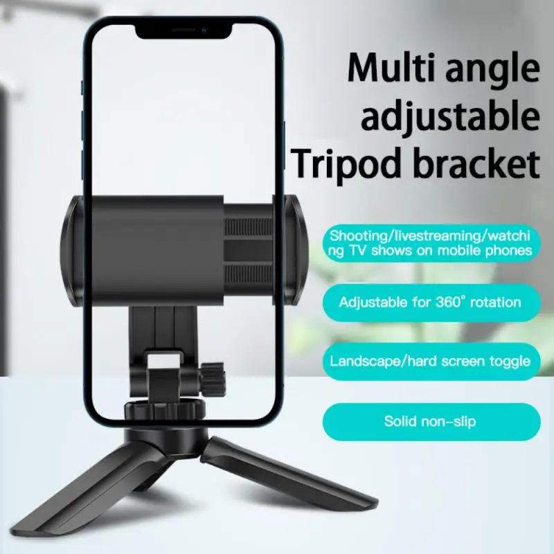 Phone Tripod Moblie Phone Clip Bracket Holder Mount Tripod Monopod Stand For Smartphone Camera Stand Adapter