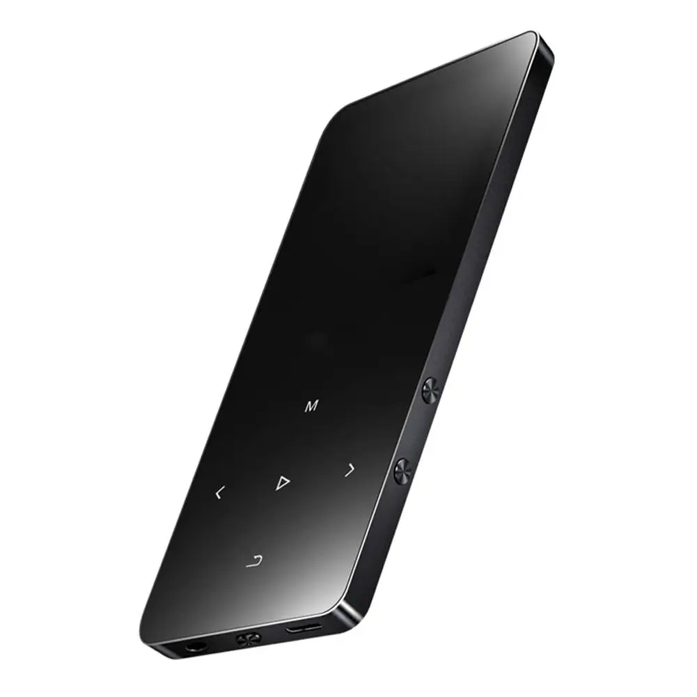 Black Bluetooth MP3 плеер без потерь HiFi портативный аудио Walkman с fm-радио электронная книга Диктофон MP3 музыкальный плеер# W1 - Цвет: Black