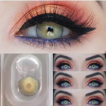 

Eoolens Small Pupil Yellow Gray Color Contact Lenses