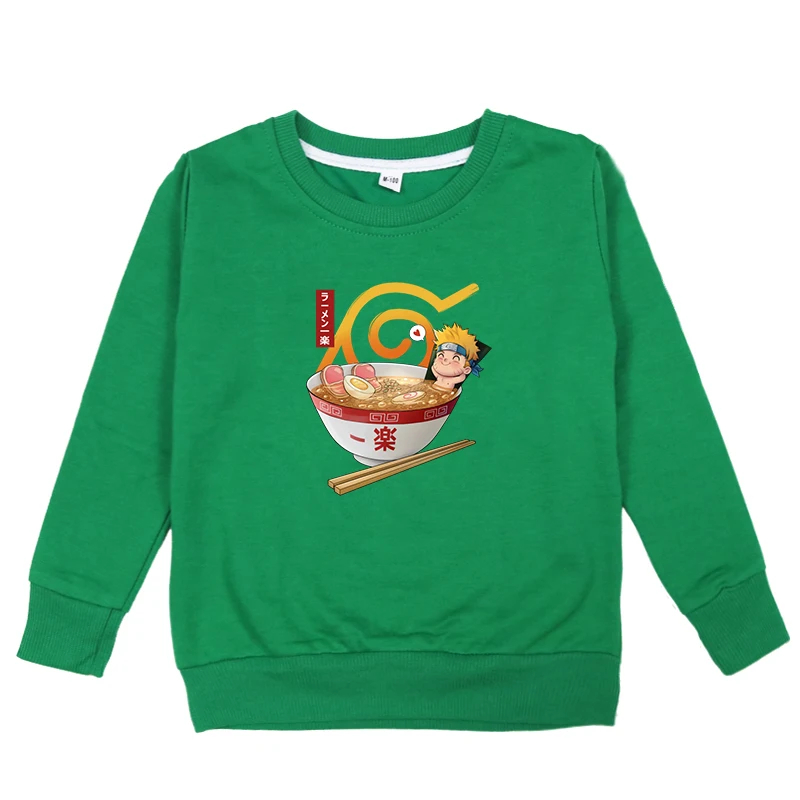 Anime Naruto Kids Sweatshirts Fashion Japanese Baby Hoodie Spring 9 Color Full Tops T Shirt for Teenagers 2t-14t New Arrival - Цвет: Hoodies 9