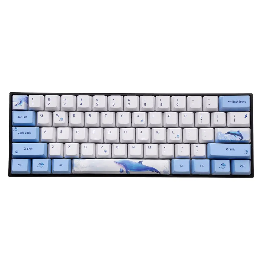 Кит тема Keycap набор PBT Сублимация OEM профиль Keycap для GK61 GK64 Механическая игровая клавиатура для ПК ноутбука