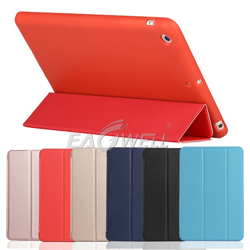 Tri-Fold PU кожаный флип-чехол-подставка для iPad Mini 5 2019 7,9 дюймов чехол Ультратонкий планшет крышка авто режим сна смарт-чехол