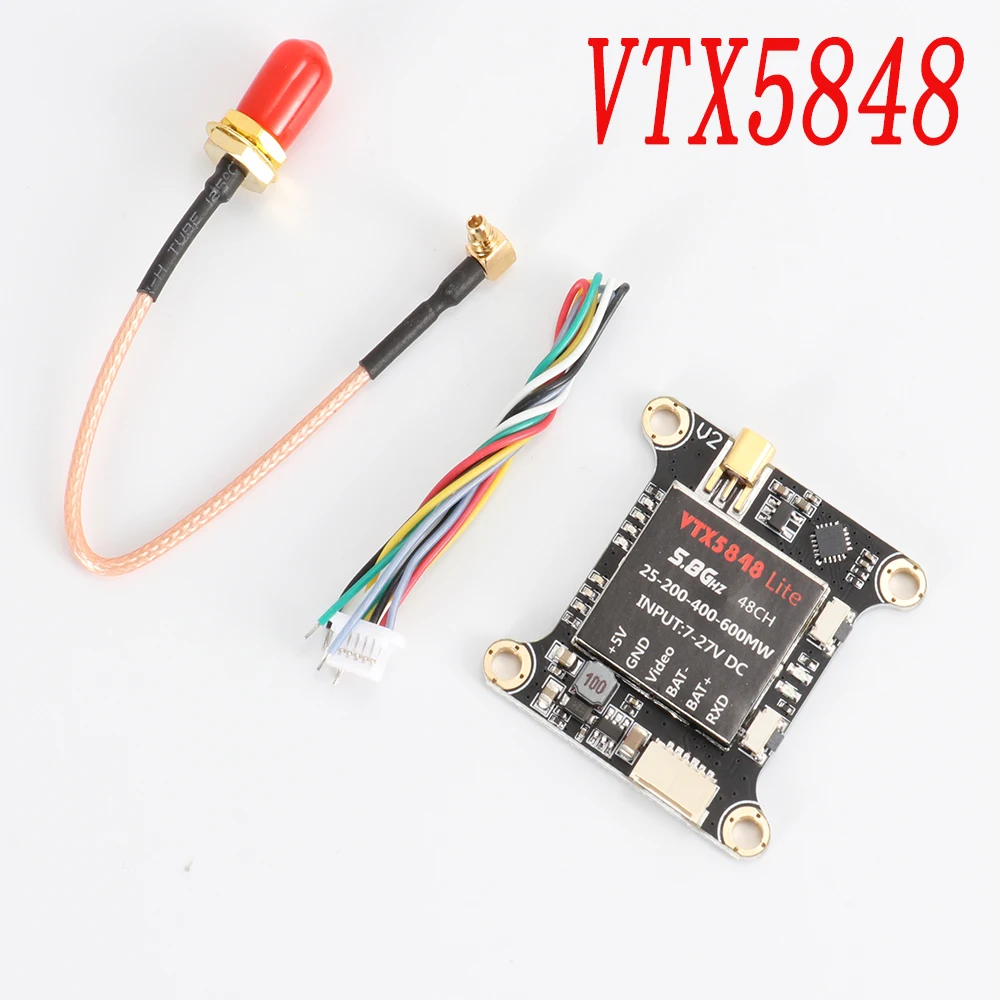 Новый VTX5848 LITE 48CH 5 8G 25/100/200 мВт переключаемый FPV Радиоуправляемый Дрон VTX