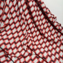 Шифоновая ткань с рисунком для платья seersuck поли DIY Ткань для платья блузка шарф квалифицированный