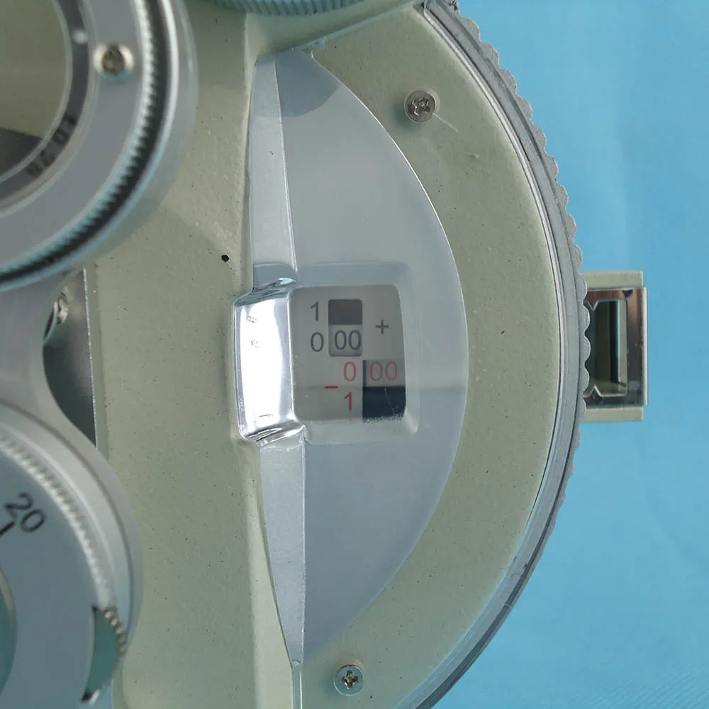 Manual phoropter Optical view tester Vision tester Minus cylinder lenses Black color