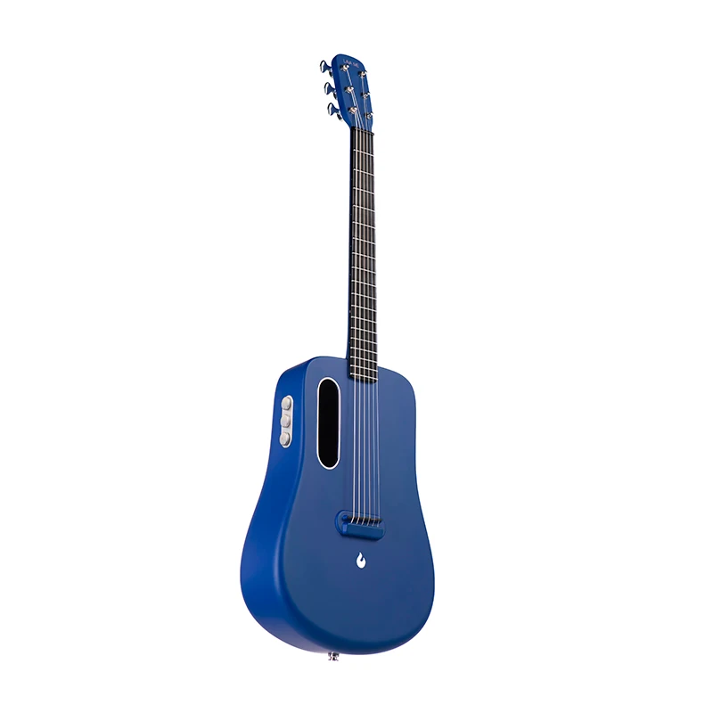 Вулканической лавы ME 2 36 дюймов Высокое качество углеродного волокна баллада Акустическая гитара Электрогитары дорожная гитара с FreeBoost для начинающих студентов - Цвет: Blue