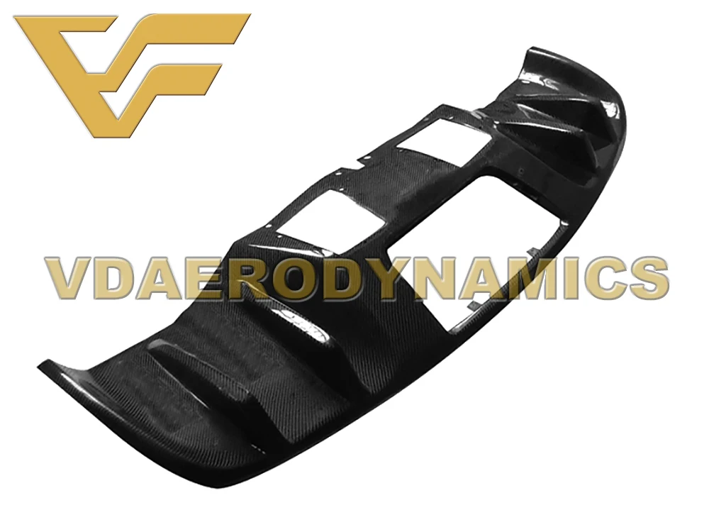 Подходит для 07-13 Audi R8 V8 V10 VAD-GT карбоновый задний диффузор для губ Бампер Комплект-2 стиля на выбор