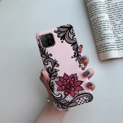 Silicone Soft TPU Back Bumper Phone Case - Premium Protection Cover - Samsung A42 5G (Frosted Black)