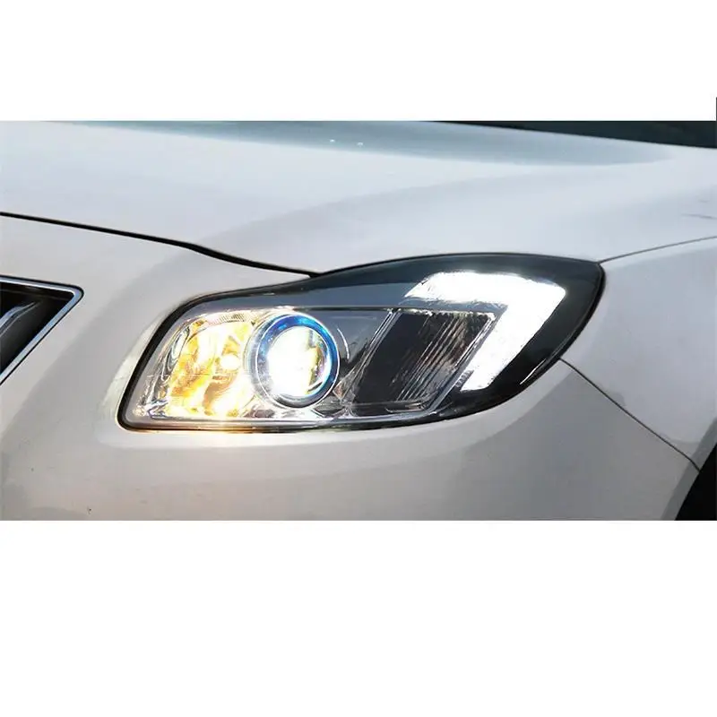 Automovil аксессуар Cob дневные ходовые боковые поворотники Drl светодиодные фары передние противотуманные Автомобильные фары в сборе 13 для Buick Regal