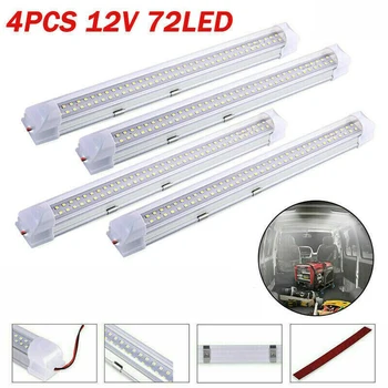 

12V Light bar ABS Plastic Replacement Parts Interior Bulbs Caravan 4pcs