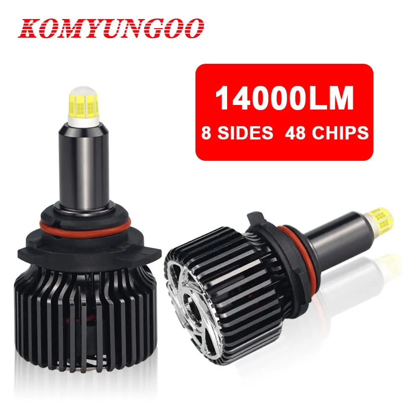 3D 360 градусов авто фары 9012 Led HIR2 9005 HB3 9006 HB4 диода фар лампада Led H1 H7 H8 H9 H11 Turbo Led 4300K 6000K