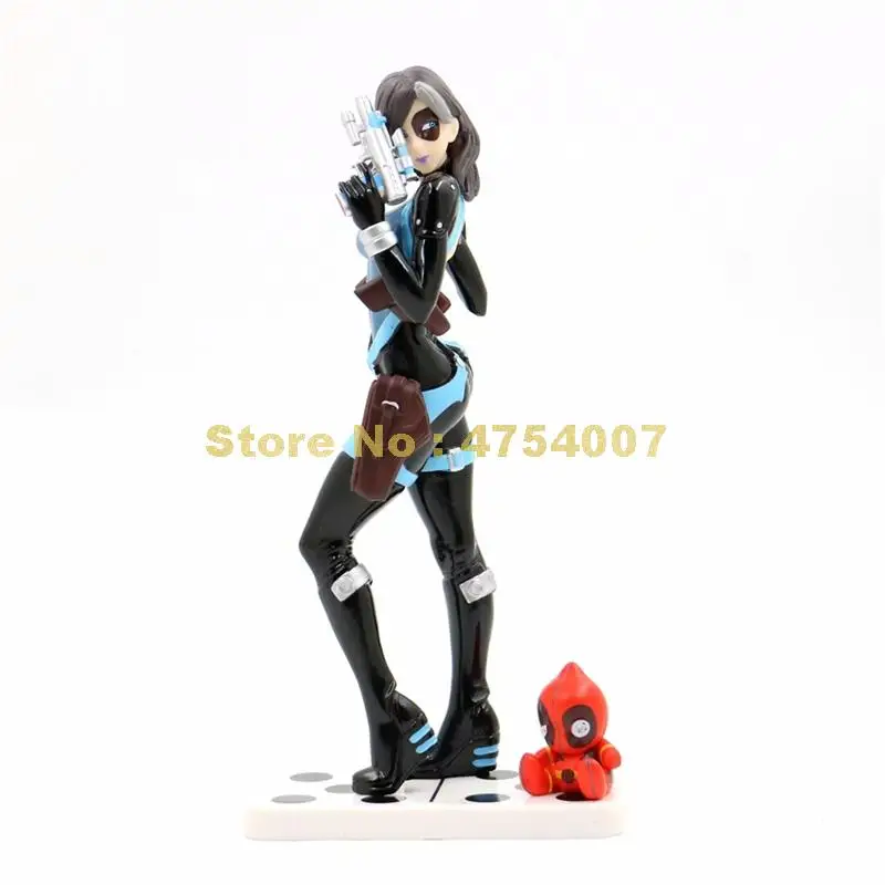 

super heroes x men deadpool neena thurman domino movable pvc action figure collection model 21cm Toy
