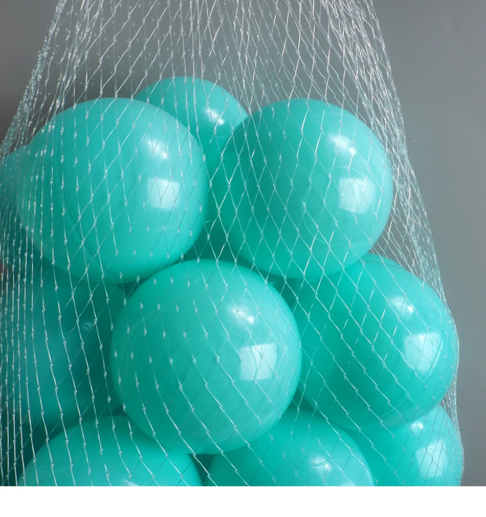 50 шт./лот, Экологичный красочный шар, пластиковый Океанский шар, веселые детские игрушки, детская игрушка для плавания, водный бассейн, волнистый шар диаметром 7 см