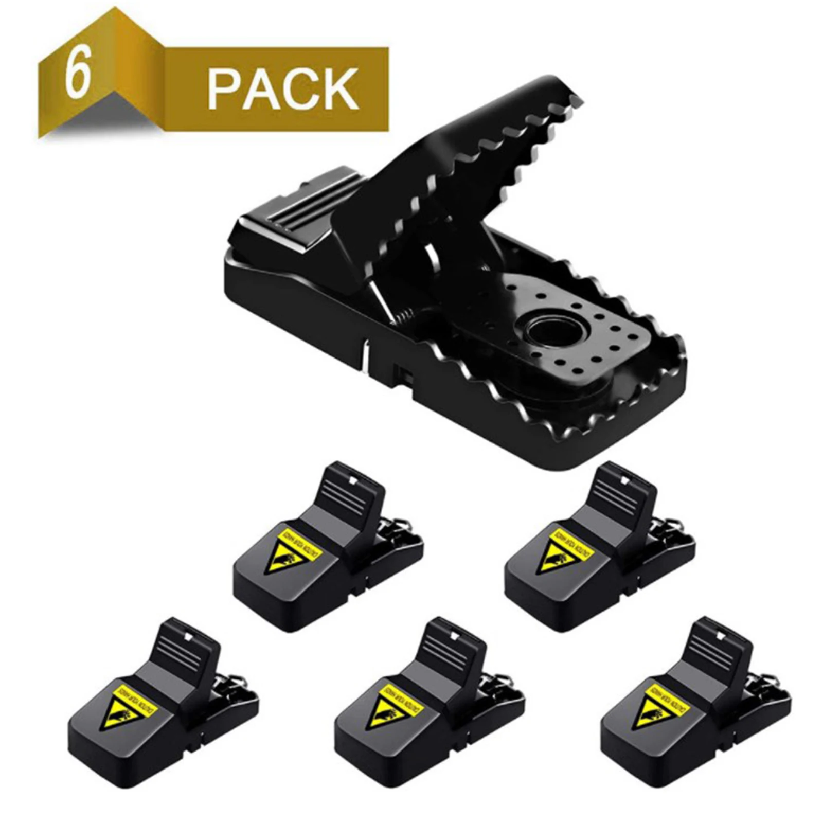 flintronic 6PC Piege a Souris, Clips de Piege a Rat Réutilisables, Clips de  Piege a Souris avec Boîte à Appâts pour Cuisines Jardins Débarras :  : Jardin