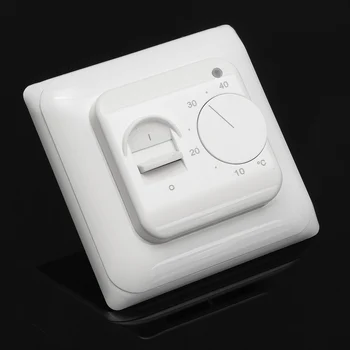 

AC230V Underfloor Heating Manual Thermostat Switch LED Indicator with Sensor