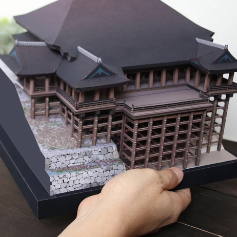 Kiyomizu Храмовая бумага 3D DIY материал ручной работы креативный домашний декор реквизит#3332 ручная работа милые геометрические бумажные фигурки