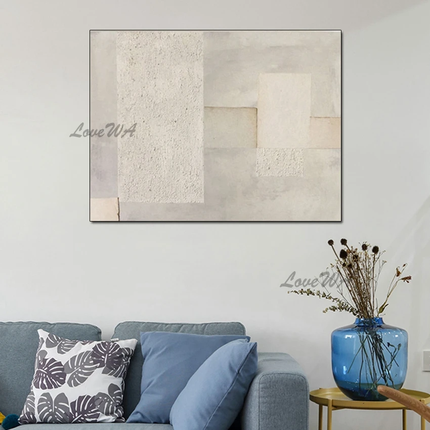 100%Handpainted Geometric Abstract Painting New Arrival Oil Painting New Arrival Hand-painted Wall Art Wall Art For Room Unframe