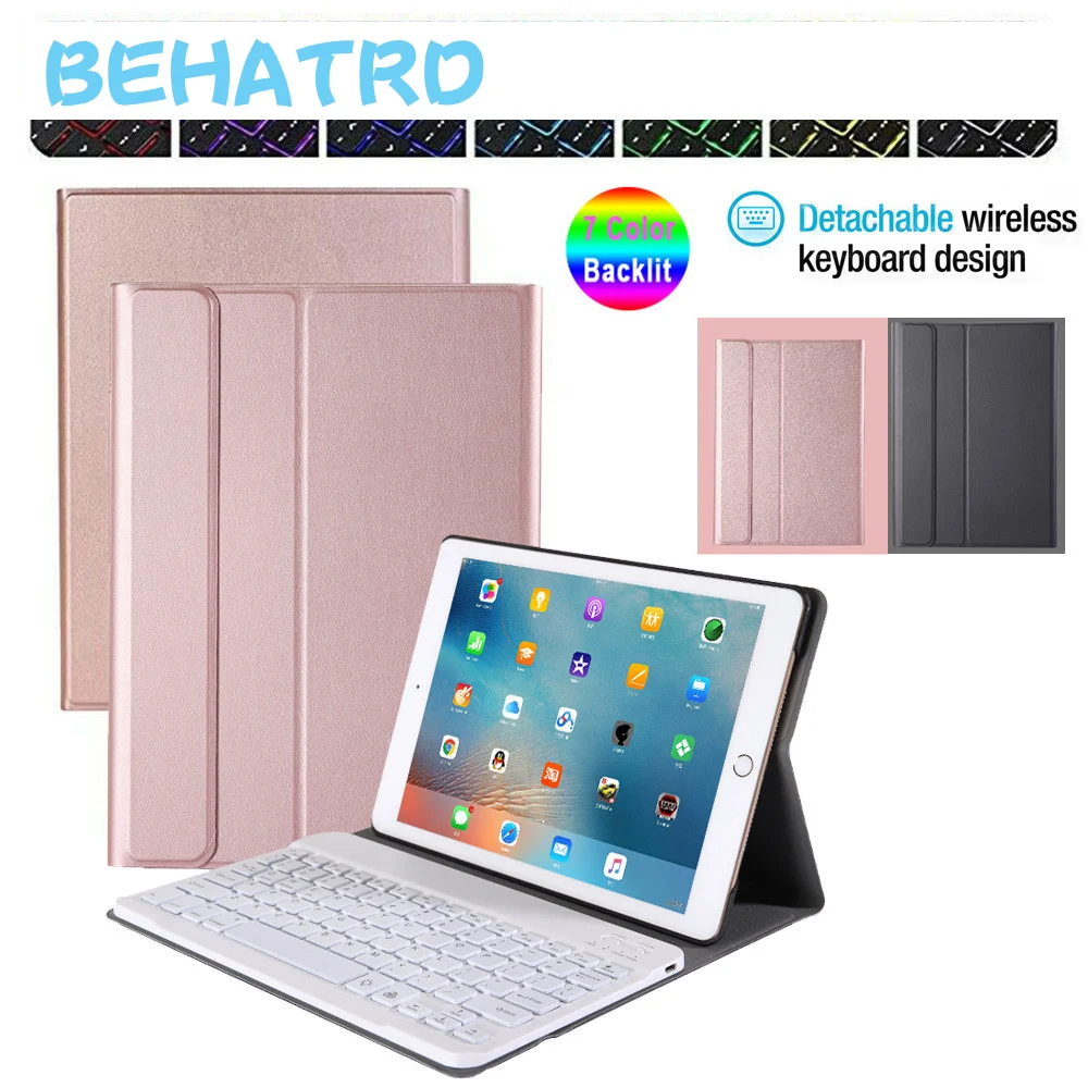 Съемный чехол с подсветкой и Bluetooth клавиатурой три модели планшетов для iPad Air3/Pro 10