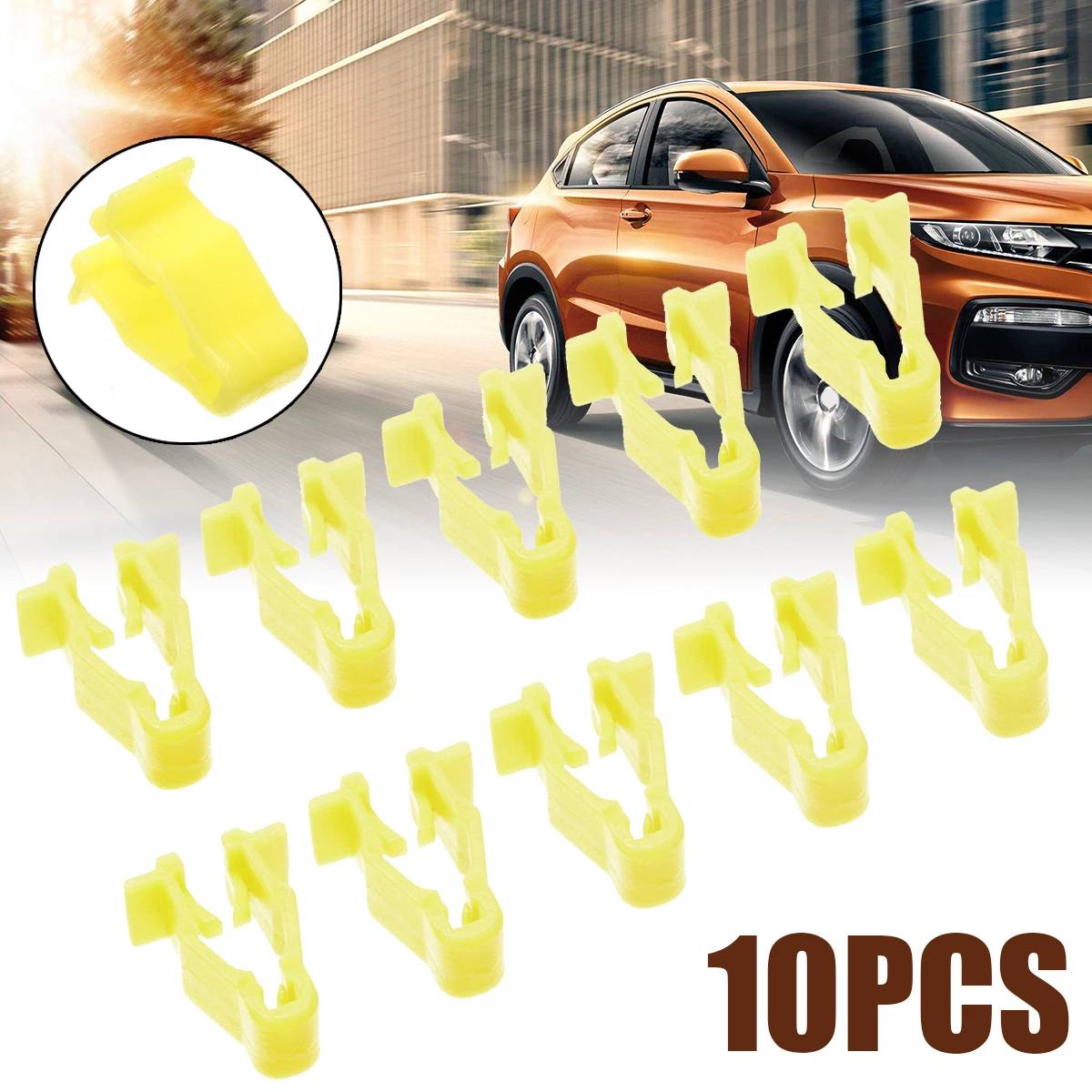 10 шт./компл. желтый автомобиль колесная арка с защелкой отделка клип 90601-SMG-003 для Honda Civic CRV вариабельности сердечного ритма