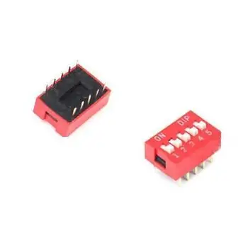 

20Pcs Slide Type Switch Module 2.54mm 5-Bit 5 Position Way DIP Red Pitch NEW diy electronics
