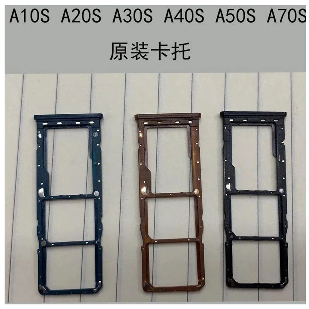 

Sim Tray Holder For Samsung Galaxy A10s / A20s / A30s / A40s SIM Card Tray Slot Holder Adapter Socket Repair Parts
