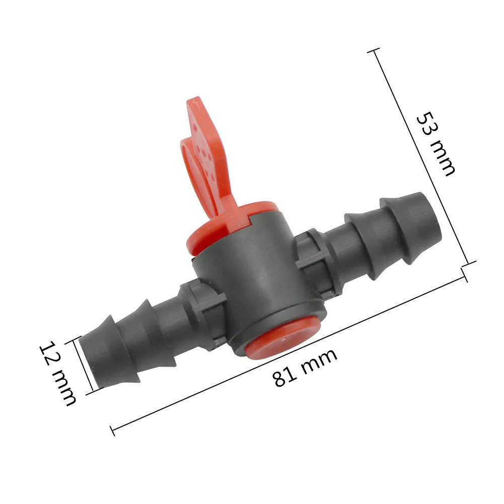 Клапан управления потоком воды для орошения 1/2 дюймовый для садового шланга разъем для сельского хозяйства теплицы соединитель водопровода 2 шт