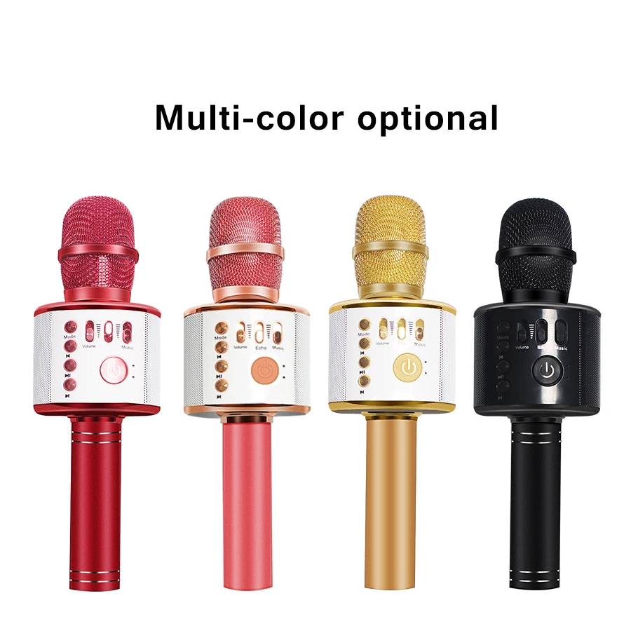 

K38 Wireless Bluetooth Microphone Professional Speaker Consender Handheld Microfone Karaoke Mic For Singing Recording