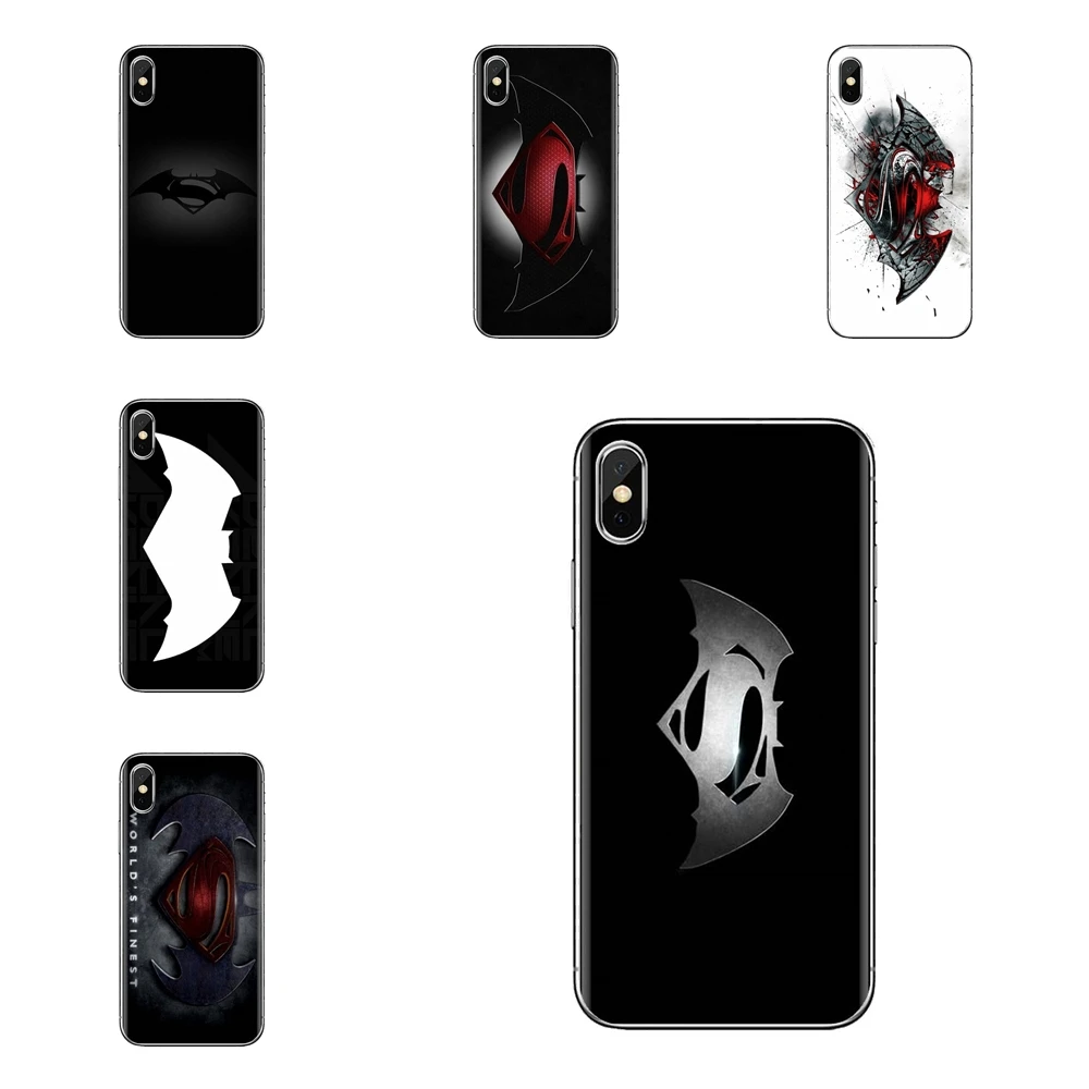 Силиконовый чехол для sony Xperia Z Z1 Z2 Z3 Z5 compact M2 M4 M5 E3 T3 XA Aqua LG G4 G5 G3 G2 Mini Movie Batman vs Superman logo |