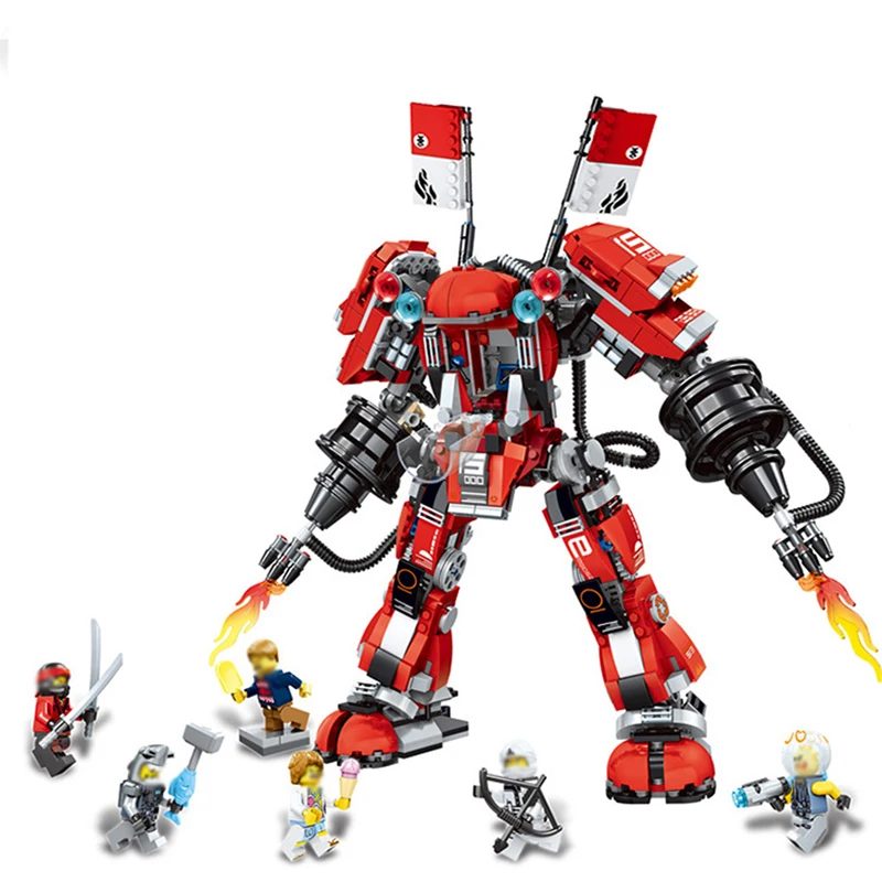 lego ninjago movie 70615 fire mech toy