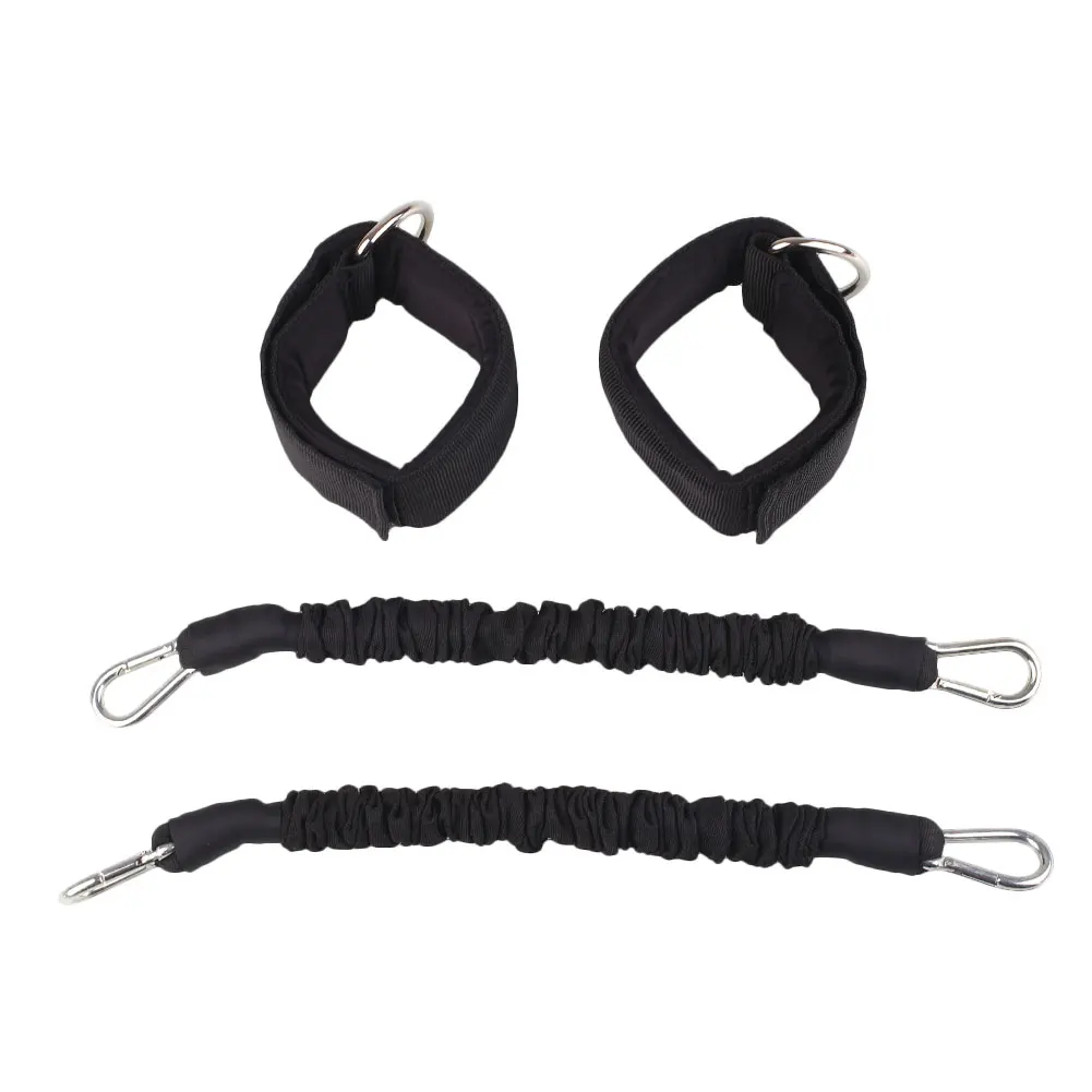 

Black Expander Stretching Bounding Belt Pulling Belt Resistance Leg Trainer Feet Training Strap Set Bands Bands Sport