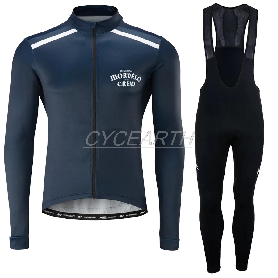Morvelo, осенняя одежда для велоспорта, с длинным рукавом, Pro Team, дышащие топы, майки для велоспорта, Майо для велоспорта, Ropa Ciclismo, 9D pad - Цвет: 3