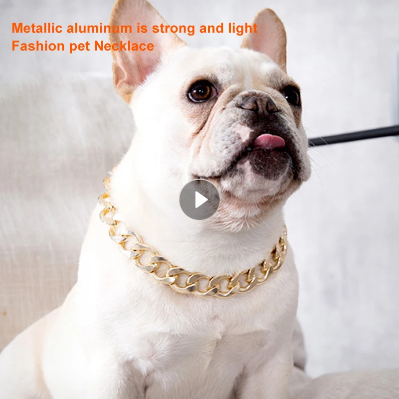 Brand New Necklace Pet Small Dog Snack Chain Teddy French Bulldog