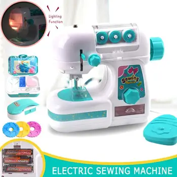 

Simulation can DIY Mask sewing machine toys mini furniture toys design clothing toys can DIY protective mask Knitting Machine