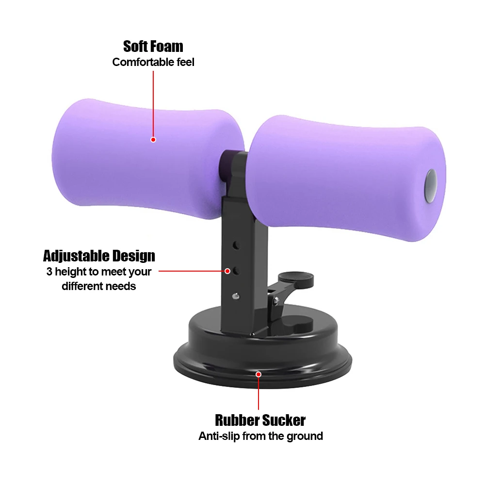 Sit Up Assistant Abdominal Core Workout Assist Bar Fitness Equipment Muscle Trainning Home Gym Exercise Situps Stands