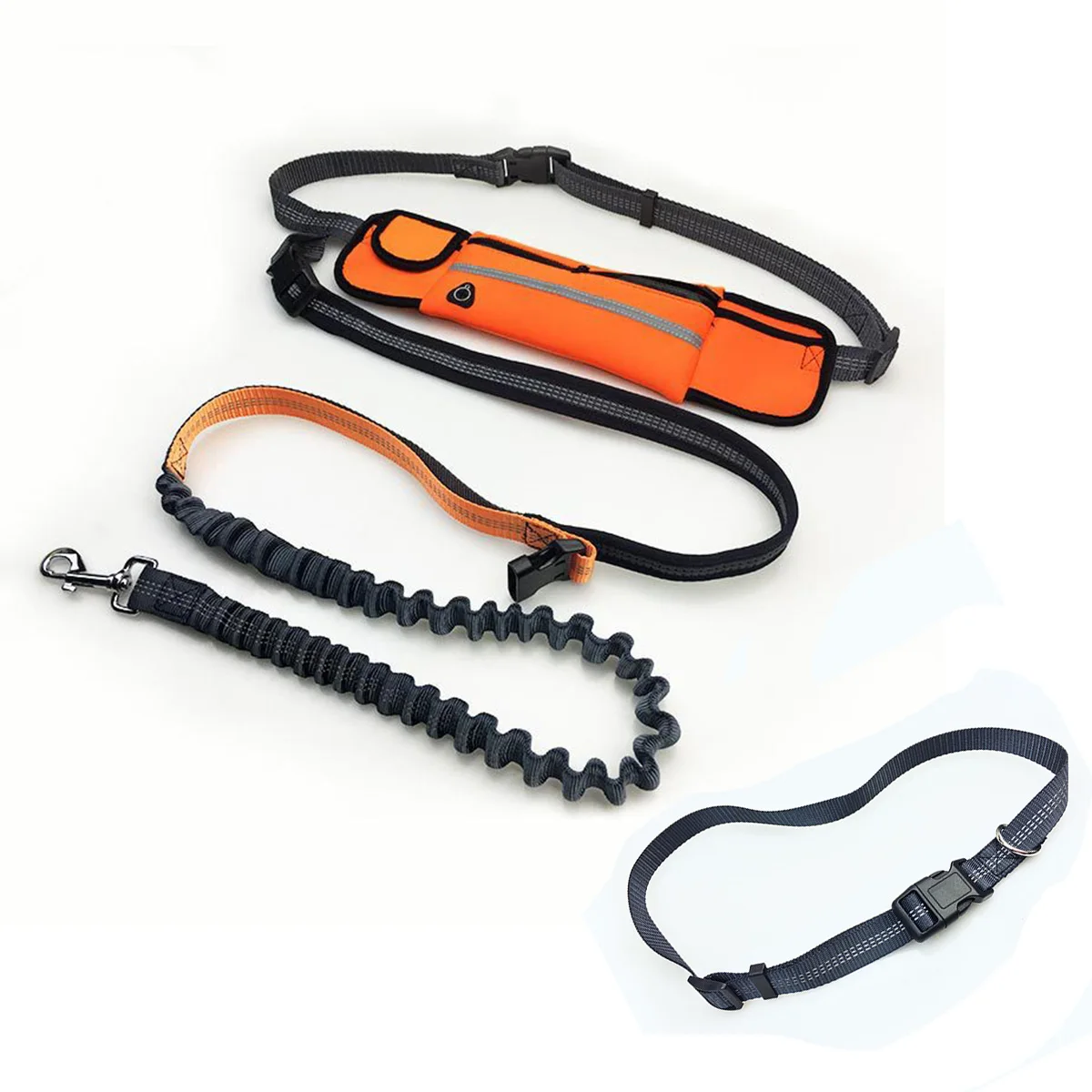 Поводок для собак и кошек, регулируемый поводок для собак, ошейник для маленьких и средних животных, многофункциональный водонепроницаемый поясной ремень, сумка
