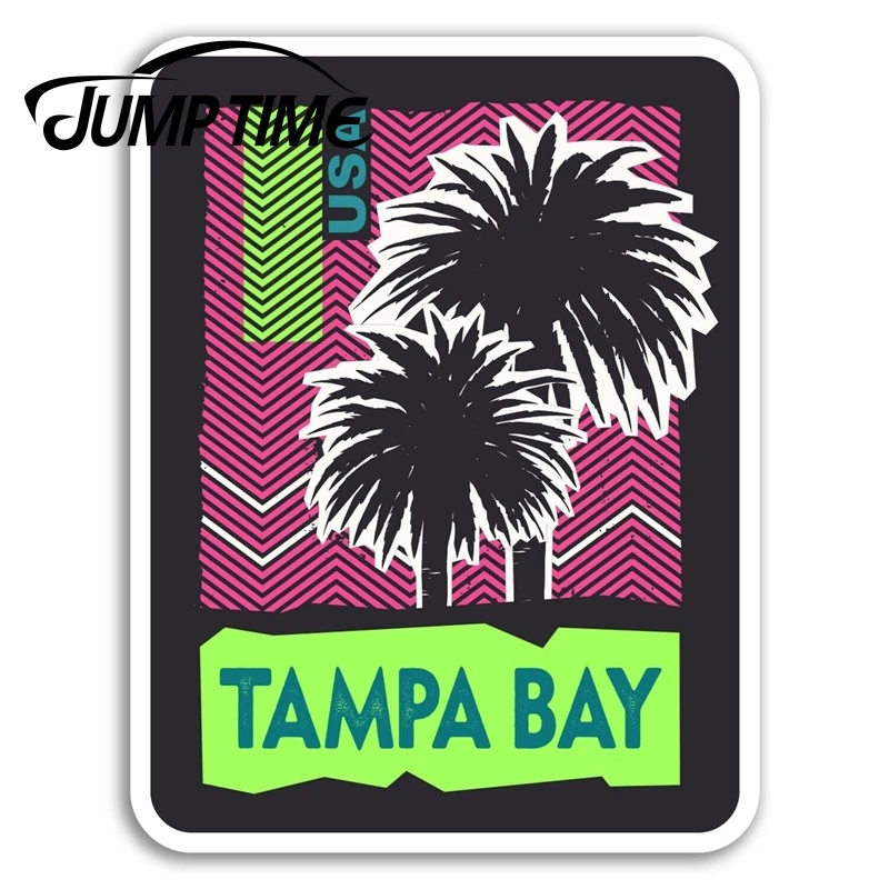 Виниловая наклейка с временем скачка для Tampa Bay Florida s USA ноутбука Стикеры багажа